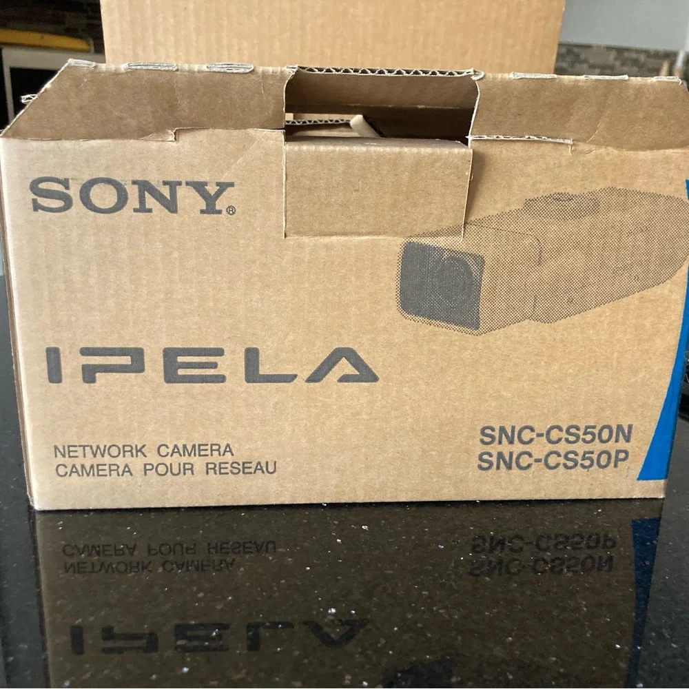 NWT Sony SNC-CS50N Network Surveillance Camera Box And Manuals Included